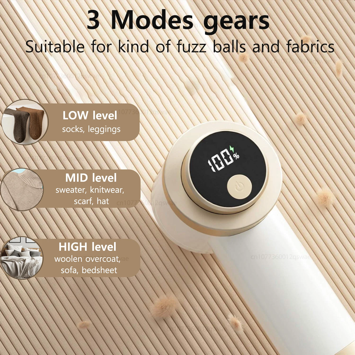 Levapelucchi elettrico Rasoio ricaricabile in tessuto per abbigliamento Dispositivo per rimuovere pelucchi Tagliacapelli elettrico portatile 2