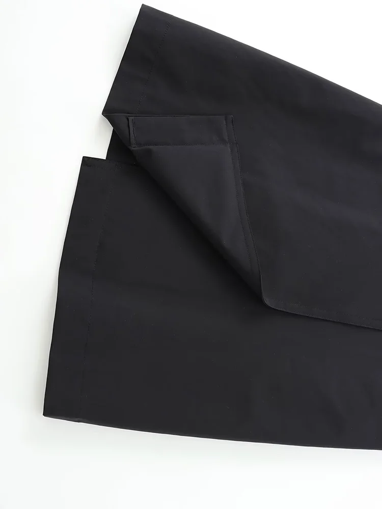 2024 autunno inverno nuove donne Casual lungo cappotto di lana retrò tinta unita da donna risvolto giacca doppiopetto giacca con cintura femminile 5