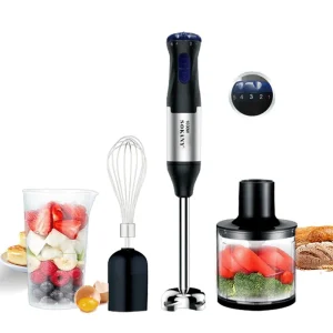 1000W 4 in 1 Cucina Immersione Frullatore elettrico Vegg Frusta boxer Spremiagrumi Tritacarne Robot da cucina per bambini 1