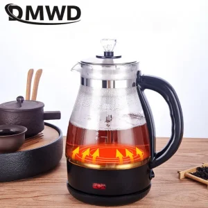 1L Automatico Macchina per il tè a vapore Bollitore elettrico Teiera in vetro Profumato Tea Brewer salute Tè Infusore Pentola Scaldavivande Set di bollitura d'acqua 1