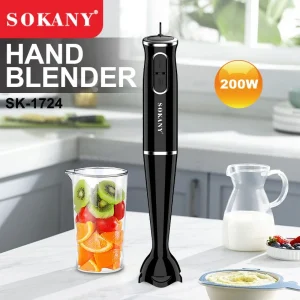 SOKANY1724 bastoncino da cucina domestico, bastoncino per mescolare elettrico, frullino per le uova portatile multifunzione, spremiagrumi 1