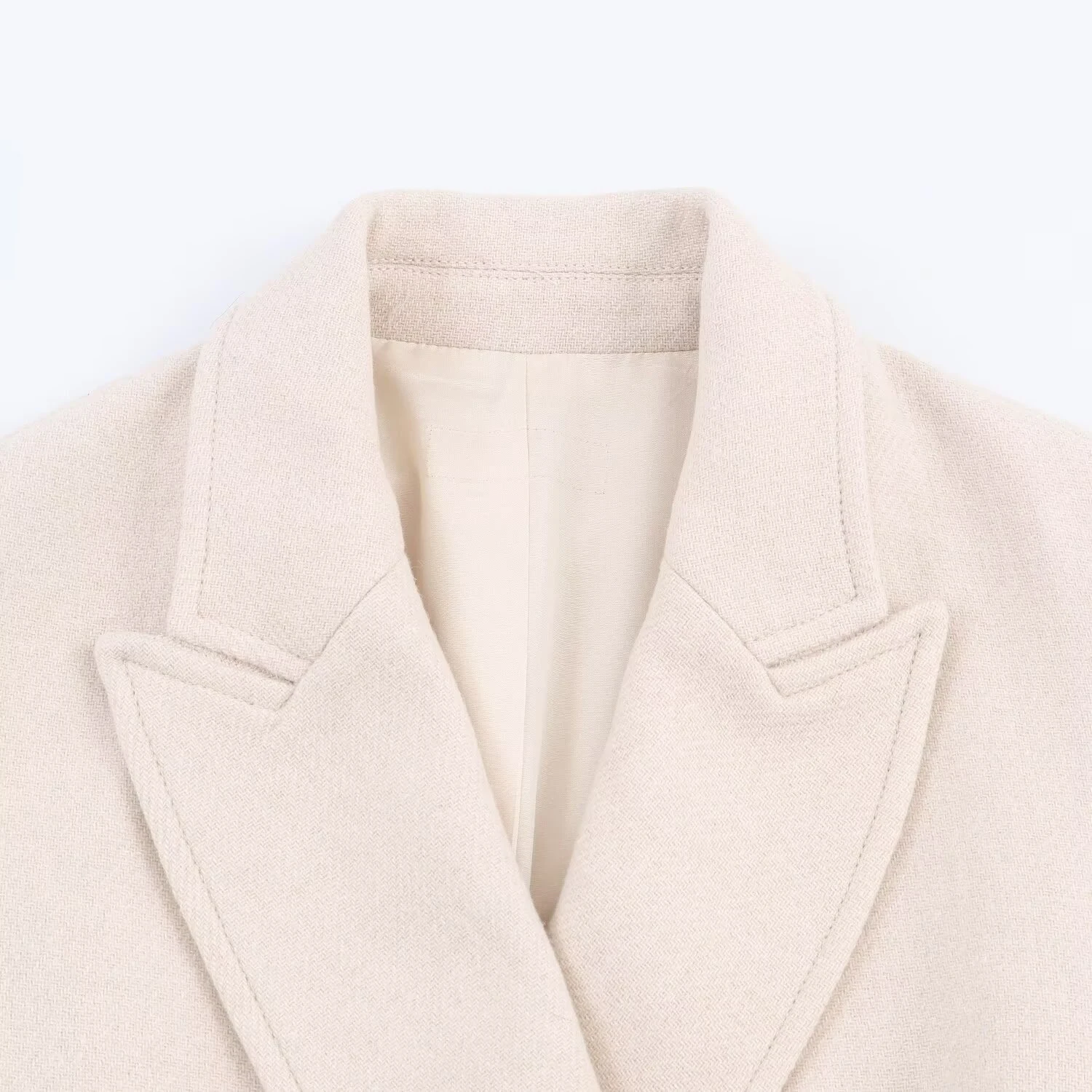 2025 autunno nuove donne abbigliamento Giacca cappotto lungo con cintura personalizzata in stile europeo e americano 4