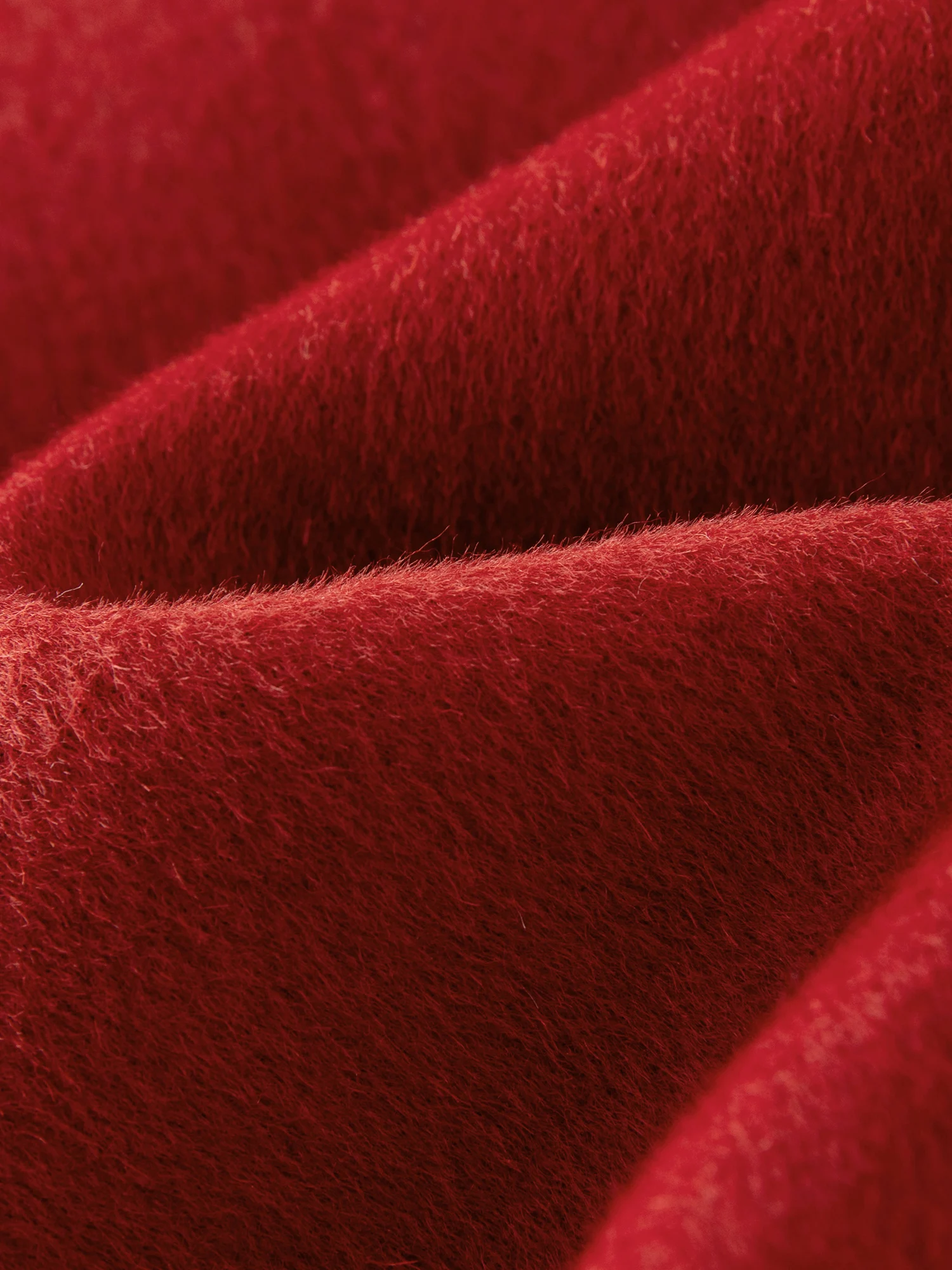 ZIQIAO 100% Lana Nuovo Stile Cinese Lana Rosso Cappotto Elegante Per Le Donne 2024 Inverno Nuovo Design di Lana Lungo Caldo Petite Cappotto 24ZQ94115 4