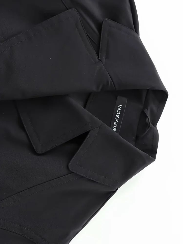 2024 autunno inverno nuove donne Casual lungo cappotto di lana retrò tinta unita da donna risvolto giacca doppiopetto giacca con cintura femminile 6