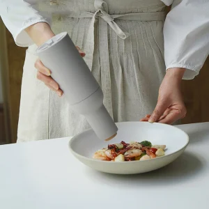 Macina sale e pepe elettrico Batteria Macina spezie automatica Macina comino Polverizzatore Gadget da cucina per cucinare condimenti 1