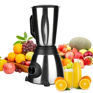 Robot da cucina 3 in 1 da 1000 W, frullatore e spremiagrumi multifunzione da 1,5 litri, estrattore automatico di succo di frutta e verdura, acciaio inossidabile 1