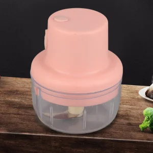 Mini tritatutto per aglio elettrico portatile alimentato tramite USB ricaricabile senza fili per cucina 100 ml 1