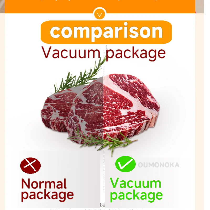 Sigillatrice sottovuoto per alimenti multimodale per aspirapolvere per prodotti Cucina Imballaggio Sigillante per sacchetti di plastica Sigillatrice per cucina 2