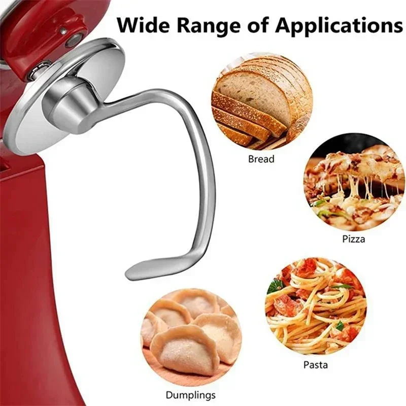 Per Kitchenaid5 6 7 Quart Mixer Aiuto Parti di fissaggio AccessoriStand Mixer Filo Frusta e Gancio per impastare e Mixer Aiuto Paddle 5
