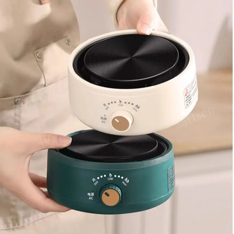 Base riscaldante per pentole elettriche Riscaldatore elettrico da 500 W Stufa da caffè Riscaldatore di cottura manuale a temperatura regolabile per la casa 3