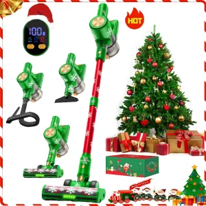 Aspirapolvere senza fili, aspirapolvere da 46Kpa/500W/55 minuti per la casa, aspirapolvere ricaricabile autoportante, regali di Natale 1