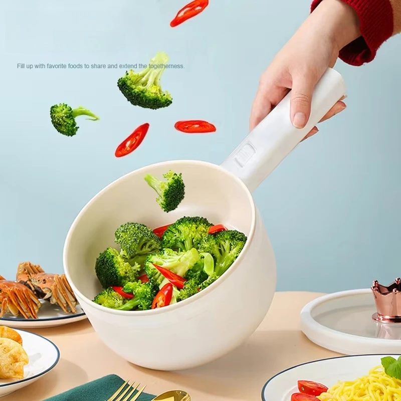 1.6L Fornello di Riso Multi Fornello Antiaderente MultiCooker Riso Al Vapore Pentola Calda Fornelli Elettrici Singolo Doppio Strato cucina di Casa 220V 4