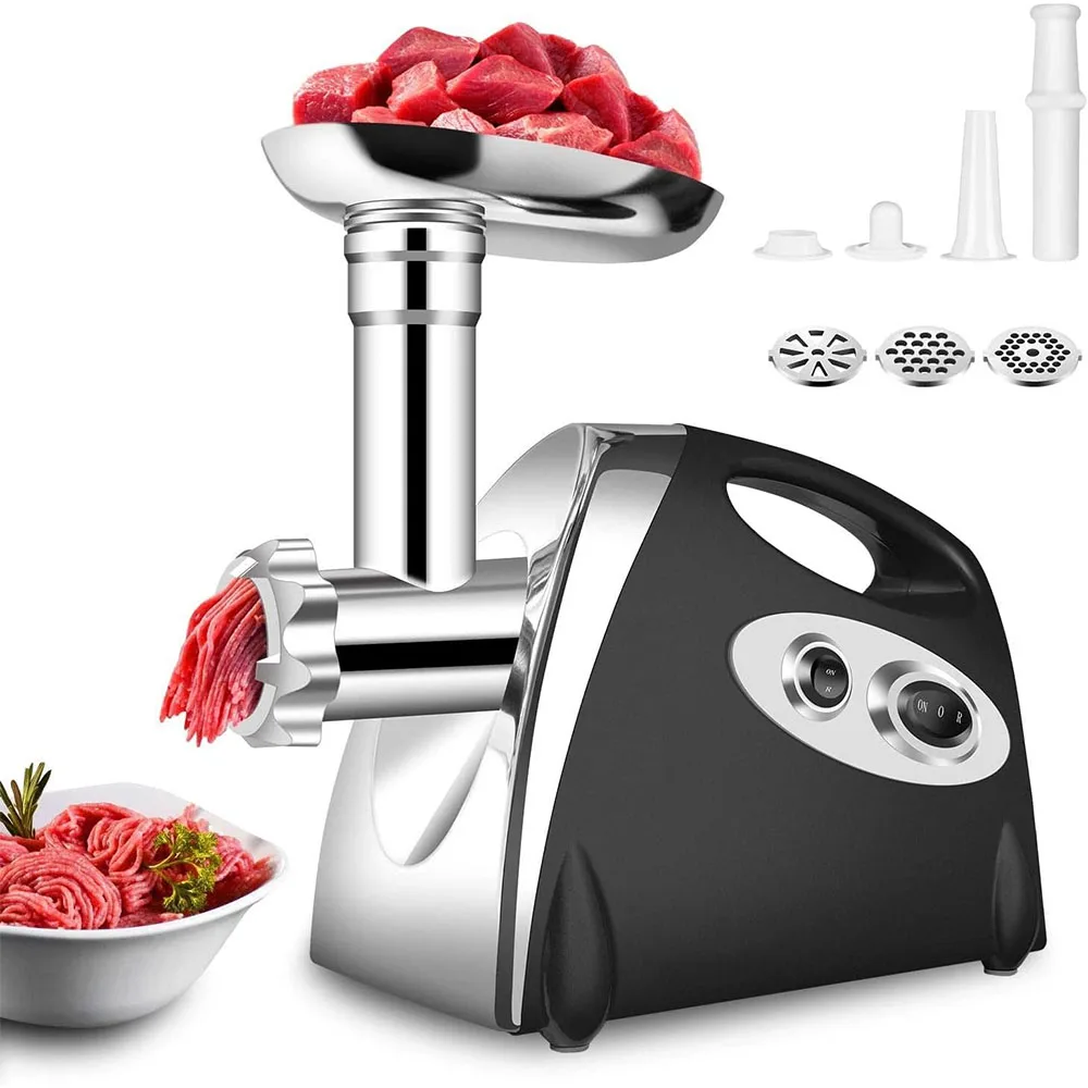 2800W Tritacarne Elettrico Frantoio Per Alimenti In Acciaio Inox Multifunzionale Affettatrice di Verdure Processore Chopper Elettrodomestici Da Cucina 2