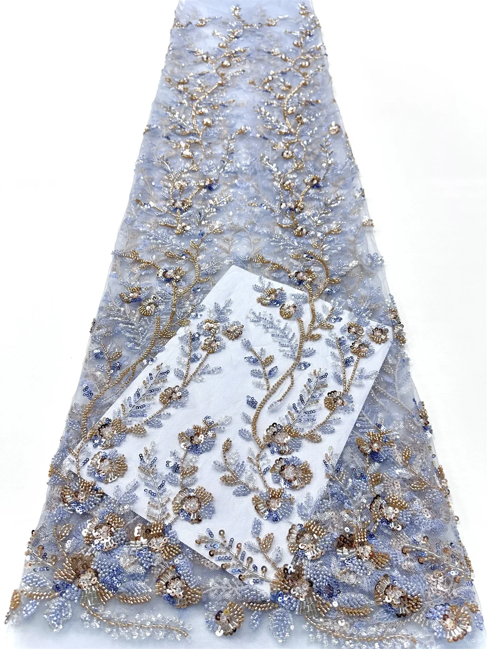 Elegante tessuto di pizzo a rete con paillettes francesi 2025 Maglia africana nigeriana di alta qualità Abito da cerimonia nuziale scintillante Tessuto da donna 6