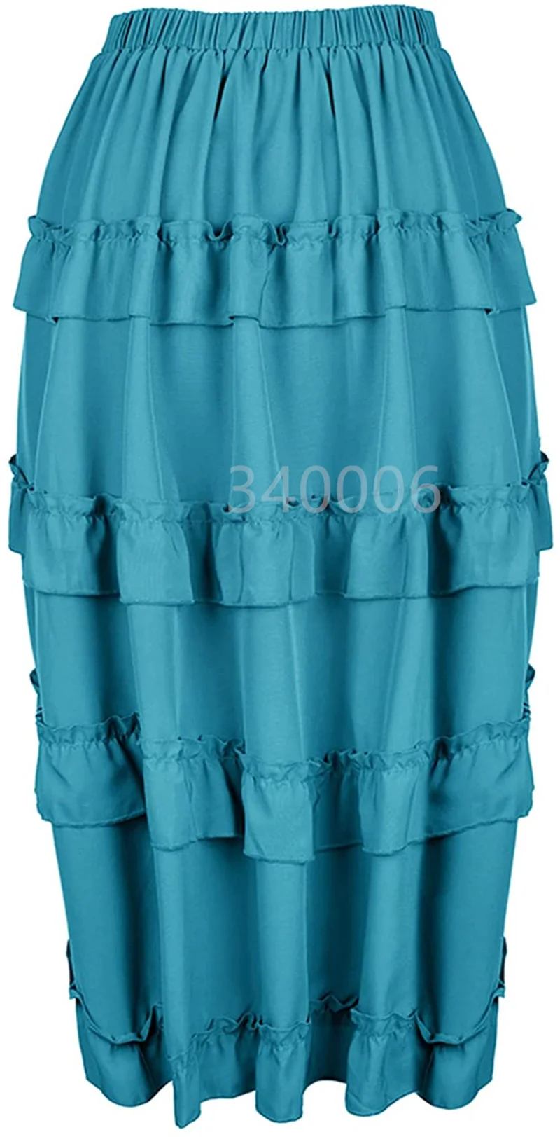 Steampunk Gonne da donna Gotico irregolare arricciatura pieghettata partito maxi gonna lunga costumi alti e bassi punk corsetto sexy taglie forti rosso 3