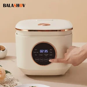 Smart Mini cuociriso 5L fornello multifunzione 2-3 persone fornello elettrico portatile pentola antiaderente per cucina macchina da cucina domestica 1