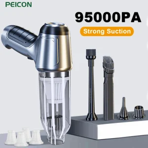 Aspirapolvere per Auto 95000PA aspirapolvere ad aspirazione forte per la casa dell'auto aspirapolvere portatile portatile per Auto potente ventilatore 1