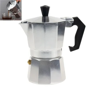 Caffettiera Moka macchina da caffè italiana Espresso Geyser in alluminio caffettiera bollitore Latte stufa classica accessori da caffè Barista 1