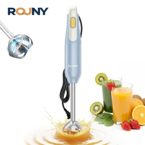 Frullatore manuale, frullatore ad immersione manuale con lame in acciaio inossidabile per la miscelazione degli alimenti da cucina, azzurro, classico di base 1