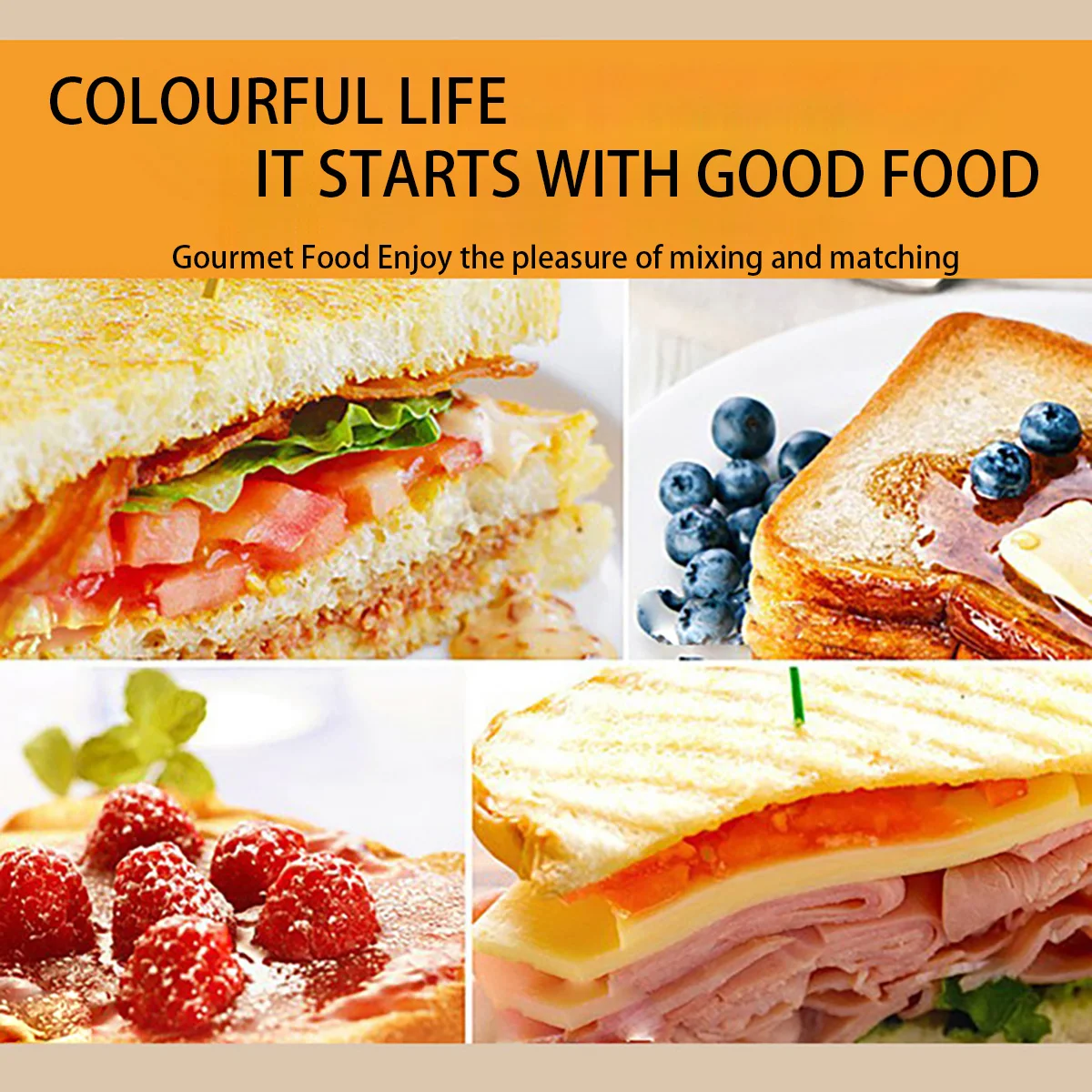 regali di San Valentino Tostapane per panini da cucina Mini tostapane Tostapane con testa a convezione ad aria calda 6