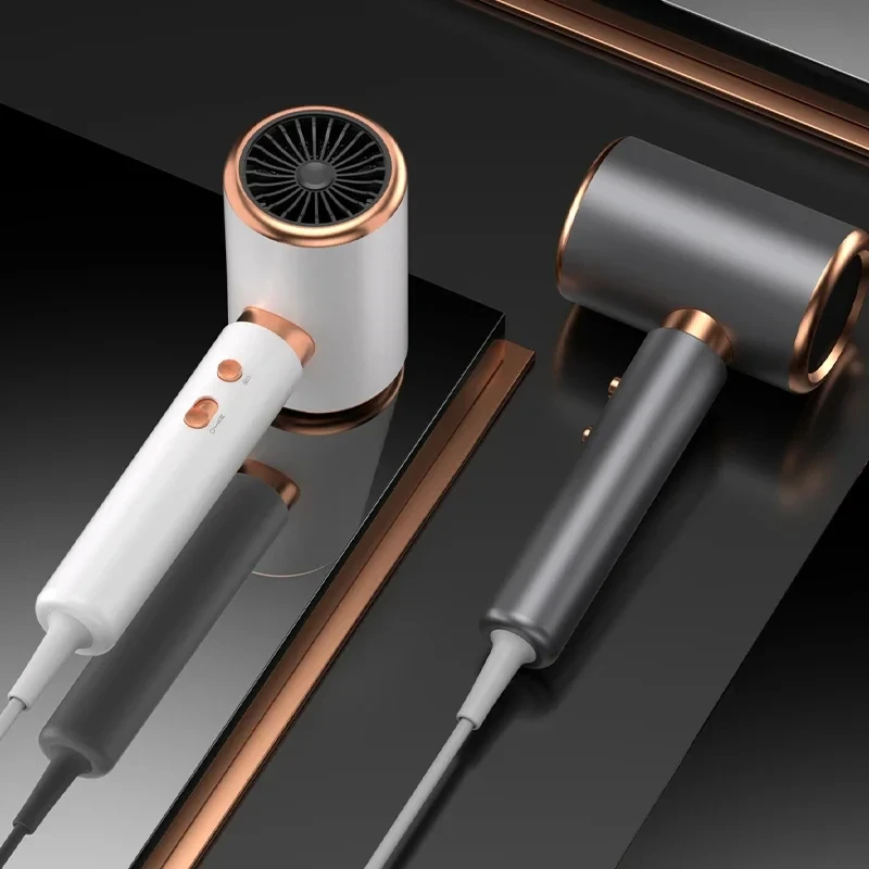 Asciugacapelli da salone 2000W Spazzola professionale ad aria calda fredda Asciugacapelli ionico negativo Forte potenza 5a marcia Asciugacapelli Asciugacapelli con pettine 1