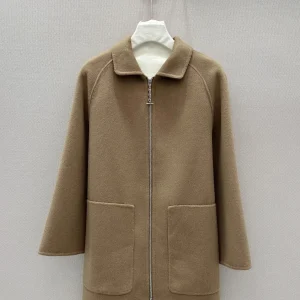 202 Cappotto da donna in lana cashmere double face autunno e inverno nuovo ed elegante tutto abbinato 1