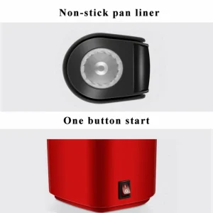 Macchina per popcorn Macchina per popcorn completamente automatica ad alta velocità Macchina per popcorn elettrica per popper ad aria per la cucina domestica 1