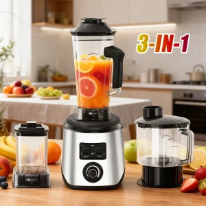 3in1 Potente Frullatore Da Tavolo Mixer Spremiagrumi Frullato Maker 0.5/1.5/2.5L 3 Contenitore Robot Da Cucina Frullatore Mixer per Ghiaccio Noci Frutta 1