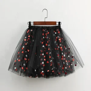 Gonna TUTU per Halloween per adulti Gonna soffice stampata a blocchi di colore Gonna da performance per festival Gonna gonfia a mezza lunghezza per le donne 1