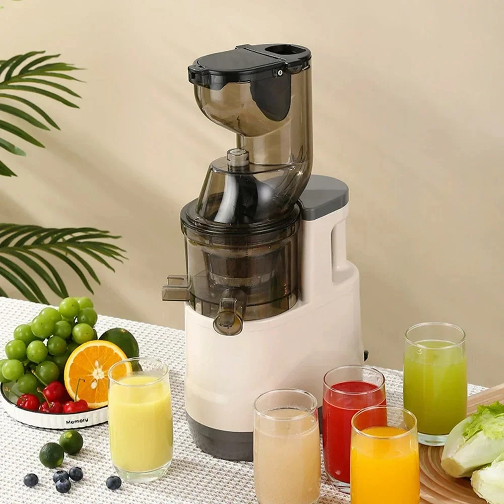Spremiagrumi multifunzionale da 300 W Pressa a freddo Separazione dei residui domestici Estrattore di succo di frutta e verdura di grande calibro 5