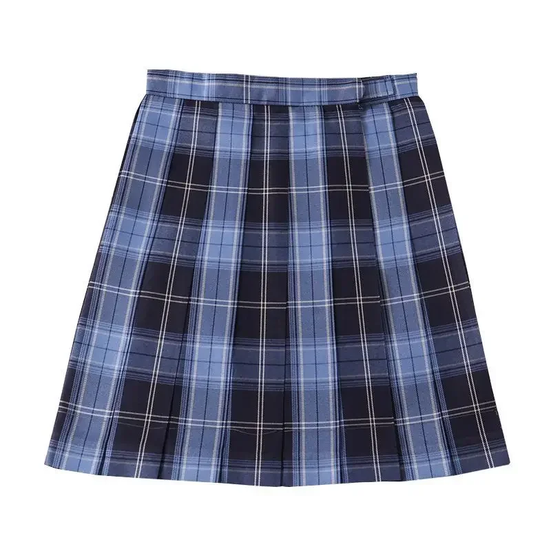 Gonna da donna stile preppy originale JK scozzese a maniche corte, design a pieghe, moda estiva casual in stile giapponese 5