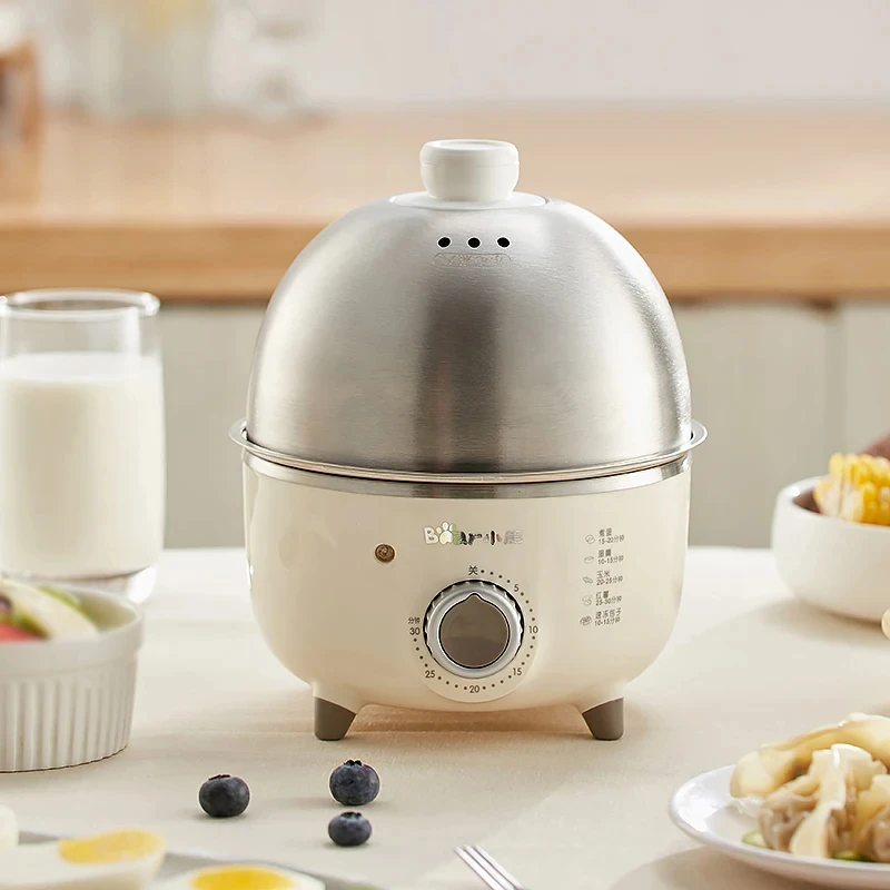 360W Elettrico Cuociuova Macchina per la Colazione Multicooker Piroscafo Automatico Cuociuova Casa Cuociuova Crema Fornello a Vapore con Timer 2