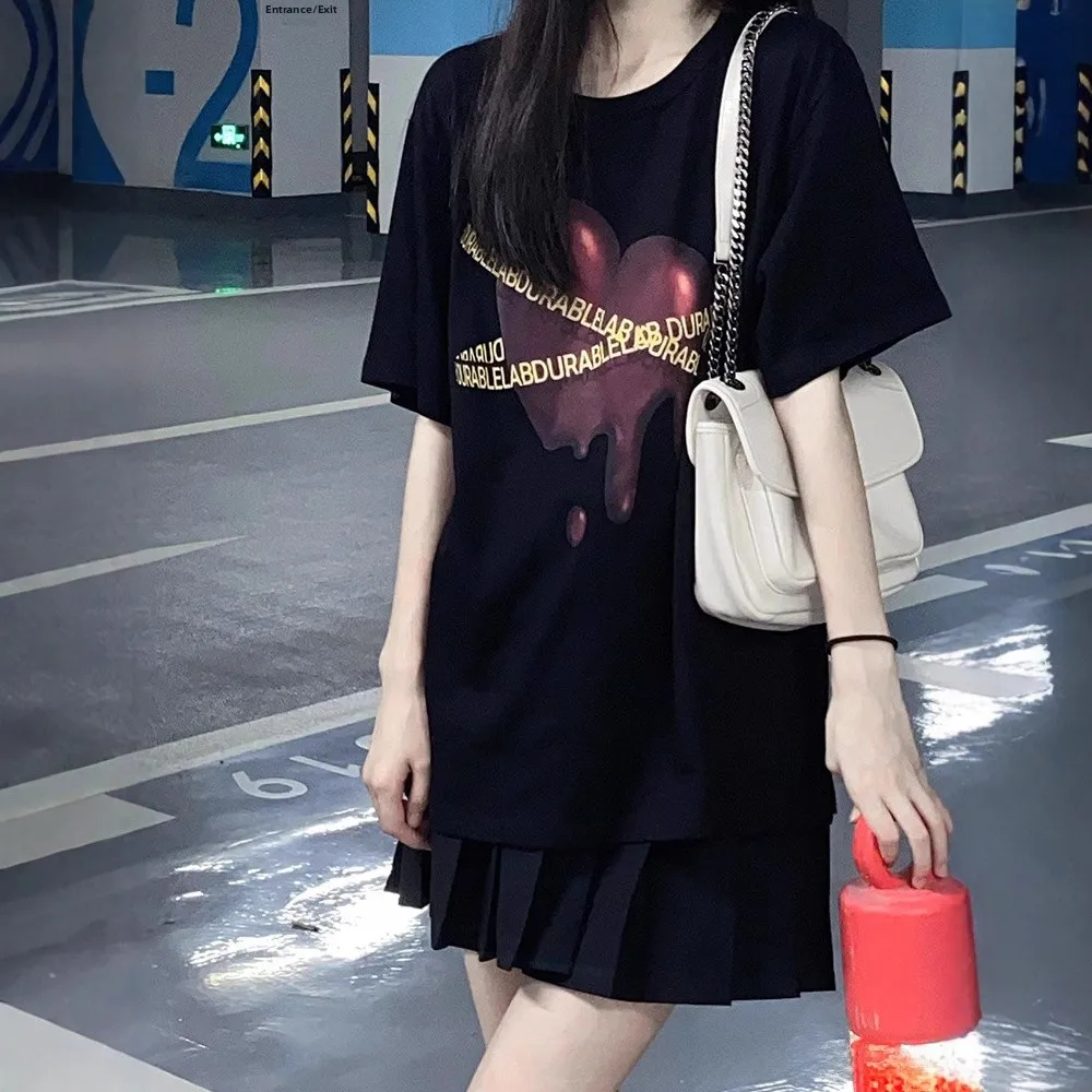 Minigonna grigia a linea A Gonne a pieghe primavera estate da donna Gonne corte a vita alta Tessuto in poliestere stile studente Dolce fresco 2