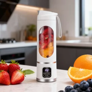 Frullatore portatile Frullatore per frutta Spremiagrumi elettrico Frullatore per mele e agrumi Mini spremiagrumi per pendolarismo Fitness Attività all'aperto 1