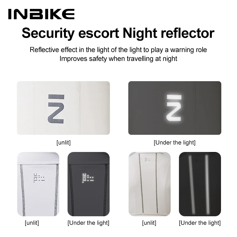 INBIKE Giacca da ciclismo termica da donna invernale in caldo pile da bicicletta abbigliamento sportivo antivento manica lunga riflettente abbigliamento da esterno 5