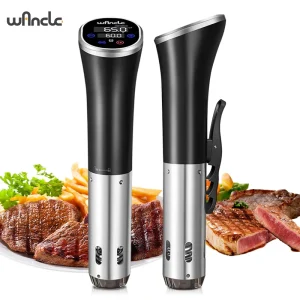 Wancle Vacuum Sous Vide Fornello IPX7 Riscaldatore impermeabile Circolatore ad immersione Pentola a cottura lenta con funzione di prenotazione display digitale 1