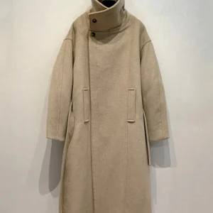 Kuzuwata Moda Cappotto spesso caldo in lana sciolta Profilo di media lunghezza Abbigliamento donna sottile Giappone Lusso Personalizzato Miscele High Street 1