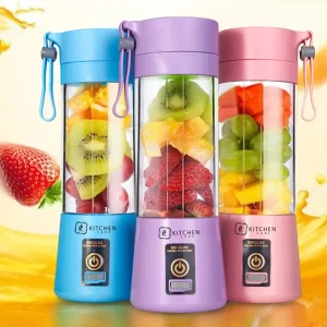 Frullatori portatili per succhi di frutta estate Mini bottiglia elettrica personale casa USB 4 lame spremiagrumi macchina per tazza per cucina 1