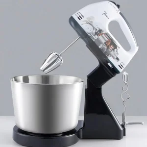 Macchinari da cucina 1 pezzo, miscelatore verticale da cucina elettrico multifunzionale, con gancio per impastare, frullino per le uova e robot da cucina. 1