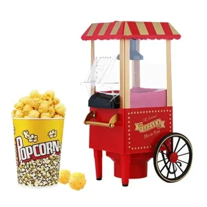 Macchina per popcorn elettrica Macchina per fare popcorn di mais domestica Carrello completamente automatico Popper di mais Creatività fai-da-te per bambini 1